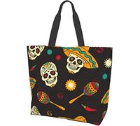 Vintgae Wild West Cowboy Redeo Tote Bag Large Casual Borse a spalla da donna Borse riutilizzabili per la spesa per il lavoro Shopping Viaggi Spiaggia
