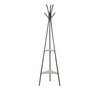 VINTHERA Arcoroc Moa - Appendiabiti con piede in acciaio e legno, 49,5 x 49,5 x 180 cm, con istruzioni