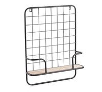 VINTHERA Moa Mensola Scrivania in Acciaio e Pino, 42,5x12x56 cm