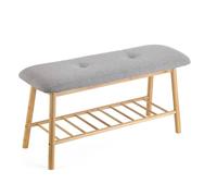 VINTHERA Moa - Scarpiera in bambù, 90 x 30 x 45 cm