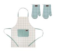 Vinthera Okapi Set grembiule e 2 panni da cucina riciclati, 60 x 75 cm, 18 x 28 cm