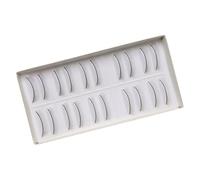 VINTORKY 10 Paia di Ciglia Finte da Allenamento Autoadesive, Strisce per Pratica Extension Ciglia Mimica Naturale, Regolabili e Adatte a Uso Professionale Trucco