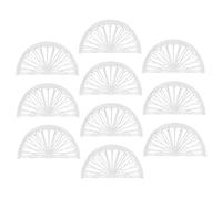 VINTORKY 10 pezzi Portatovaglioli Trasparente da Decorazione Versatile per Cucina e Ristoranti Stabile per Tovaglioli per Feste e Uffici