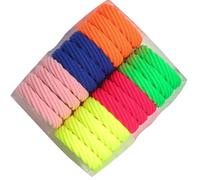 VINTORKY 100 Pezzi Fascia per Chioma Colorata Traspirante, Elastica e Chic per Donna e Bambina, per Uso Quotidiano e Acconciature