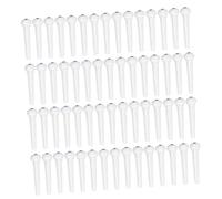VINTORKY 100pezzi Chitarra Acustica Pin String Pegs Accessori Per Sostituzione Ponte Corde Bianco Compatibili Con La Maggior Parte Delle Chitarre Standard