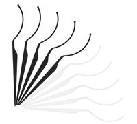 VINTORKY 10pezzi Eyelash Display Stick Strumento Per Esposizione Acrilico e Versatile Per Beauty Salon e Make-up Studio Colori e
