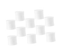 VINTORKY 10pezzi Pz Bottiglie Vuote Per Crema Da Viaggio Contenitori Cosmetici Riutilizzabili Plastica Per Crema Lozione e Prodotti Per La Personale Colore Bianco