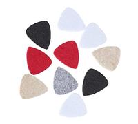 VINTORKY 10pezzi Pz Plettro Feltro Per Chitarra e Ukulele Suono Autentico e Confortevole Per Strumenti Bassa Tensione