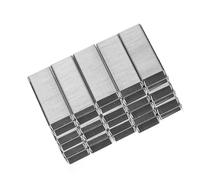 VINTORKY 12 Scatole di Ricariche Mini Graffette in Acciaio Inox 10 Standard per Cucitrice da Ufficio e Scrivania, Punti Metallici Resistenti per Uso Scolastico, Domestico e Professionale