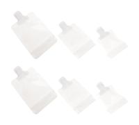 VINTORKY 18 Pezzi Sacchetti la Distribuzione di Lozioni 30ml 50ml 100ml Borsa Trasparente da Viaggio Stand-up in Pet Pa Pe per Cosmetici