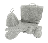 VINTORKY 1set Accessori Per Sauna Cappello e Infradito Riutilizzabile e Assorbente Per Esperienze Relax e