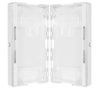 VINTORKY 2 Pezzi Cassetta Trasparente per Cellulari con Serratura, Materiale Abs+pc, Gestione della Distrazione Portatile per Scuole e Aule, Set