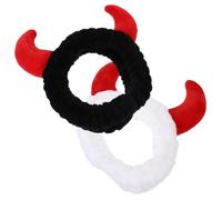 VINTORKY 2 Pezzi Di Fascia Per Con Corna Da Diavolo Di Halloween Fasce Per Con Mucche Per Donne Fascia Per Il Viso Per Con Corna Di Halloween Fasce Per