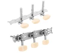 VINTORKY 2 pezzi Manopole Accordatura per Chitarra con Resina e Metallo Accessori per Chitarra Compatibili per Left Handed e Right Handed Colori Casual Colore Casuale Colore Casuale