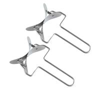 VINTORKY 2 pezzi Stampo per Ravioli in Acciaio Utensile da Cucina per Formare e Sigillare Perfettamente la Pasta dei Dumpling Design Crimpato per Sigillatura Sicura e Aspetto Professionale