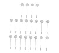 VINTORKY 20 pezzi Basi Spilla in Metallo per Creazione Spille Fai da Te Vassoio per Spilla Decorativa da Petto Resistente e Facile da Personalizzare Accessori Bigiotteria Fai da Te per