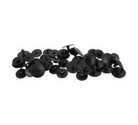 VINTORKY 20 Pezzi Clip per Fissaggio Tappetini Auto in Plastico Nero, Resistente All'abrasione, per Trailer e Camion, Fissaggio Sicuro e Estetica Discreta
