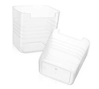 VINTORKY 2pezzi Contenitori Organizzatori Trasparenti Per Frigorifero Scatole Da Appendere Per Conservazione Cibo e Bevande Per Cucina e Spazi Ridotti