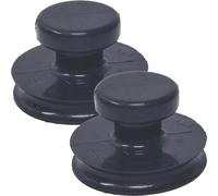 VINTORKY 2pezzi Maniglia Ventosa Portatile Per Campane Tibetane Ventosa Potente Per Ciotola Di Meditazione Maniglia Di Sollevamento in Gomma Decorazioni Zen Per Campane Sonore