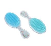 VINTORKY 2pezzi Spazzola Districante Portatile Per Bambine Di Pettini Carini Per Per Viaggi e Uso Quotidiano Facile Da Usare e Non Danneggia Capelluto Design Delicato e Sicuro