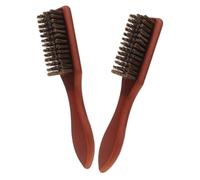 VINTORKY 2pezzi Spazzola Per Pz Legno Set Spazzole Styling Schiena Baffi Pulizia Residui Rasatura