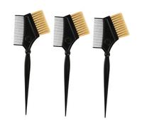 VINTORKY 3 Pezzi Pennello Tinta Chioma in Abs Setole Morbide per Applicazione Uniforme, Strumento la Tintura dei Chioma per Uso Domestico e Saloni Professionali