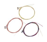 VINTORKY 3sets Corde per Chitarra Acustica in Ottone e Rame Rosso Corde in Acciaio per Suono Chiaro Ricambio Durevole per Musicisti in Movimento