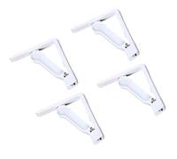 VINTORKY 4 Pezzi Morsetti per Tovaglie Regolabili e Portatili in ABS e Molla, Fermatovaglia per Tovaglia Plastificata Quadrata, per Feste e Banchetti