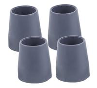 VINTORKY 4 Pezzi Piedini in Gomma Consigli Per Il Bastone Da Passeggio Protezioni Per Le Gambe Dei Mobili Punta in Gomma Per Canna Grey