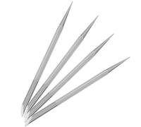 VINTORKY 4 pezzi Spingi Cuticole Doppia Testa in Acciaio Inossidabile Strumenti Manicure Professionali per Rimozione Pellicine Pulizia Unghie Art Multiuso per Manicure e Pedicure