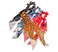 VINTORKY 4pezzi Scrunchies Per Halloween Satin Accessori Per Design Zucche e Scheletri Per e Speciali