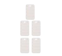 VINTORKY 5 Pezzi Spessori di Livellamento in Plastica Bianco per Mobili, Cunei per Tavoli e Divani, Funzione Bilanciamento Facile da Installare per Negozi e Bagni