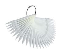 VINTORKY 50pezzi Palette Nail Tips Fan Shaped Per e Display Unghie Naturale Per Del Nail Art e Principianti