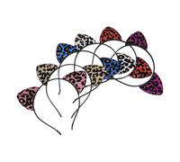 VINTORKY 6pezzi Cerchietti Orecchie Design e Accessori Per Per e Halloween Rosa