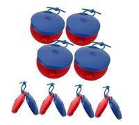 VINTORKY 8 Pezzi in Legno Per Bambini: Per Dita, Strumento Musicale A Percussione Manuale, Strumenti Ritmici Per Il Metodo Orff E L'interazione Genitore-figlio