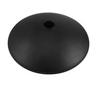 VINTORKY Base Girevole Rotonda in Plastica Nera per Sedia da Salone Foro Centrale 5cm, Compatibile Multiplo e Stabile per Ambienti come Saloni e Ristoranti