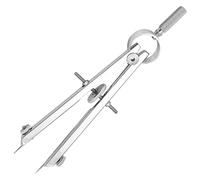 VINTORKY Bussola a Molla in Metallo Riutilizzabile Pelle Portatile per Disegno Tecnico e Uso Scolastico Strumento Multifunzionale per Artisti e Studenti