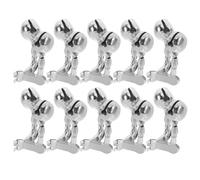 VINTORKY Campanelli da Pesca in Acciaio Inox 10 Pezzi Sensore di Lancio e Allarme Abboccata Anti-caduta per Canne da Pesca Accessori Multifunzione e Attività All’aperto