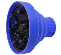 VINTORKY Cappuccio d'aria in silicone cappuccio per asciugacapelli io asciugacapelli asciugatura ricci diffusore per portatile copertura del colpo Blue
