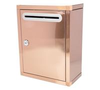 VINTORKY Cassetta Urti Inossidabile e Postale da in Esterno Oro Elevata Resistenza Agli Design Semplice per Fabbrica e Scuola