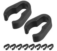VINTORKY Clip per cavi microfono in plastica 15mm 10 pezzi, fermacavi universali, accessori microfono perfetti per palco, studio e supporti microfono