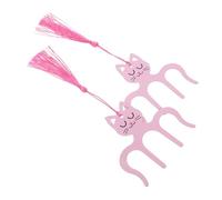 VINTORKY Clip per Spartiti Musicali da Pianoforte in Metallo Morsetto a Gatto Rosa, Set 2 Pezzi, Supporto Compatto per Pagine, Accessorio per Banda Musicale e Leggio Portaspartiti