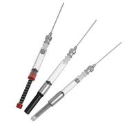 VINTORKY Convertitore di Inchiostro Standard per Penna Stilografica, Kit 3 Pezzi Assorbitore e Ausilio per Riempimento, Acciaio Inossidabile e Plastica, Compatibile Calibri 3.4 e 2.6,