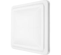 VINTORKY Copertura per Sfiato Tetto Camper 14x14 Pollici in Plastica Bianco, Isola Calore Installazione Semplice per Ventilazione Bagno e Tetto Roulotte