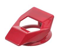 VINTORKY Copertura Pulsante di Avviamento Auto in Lega di Zinco Rossa Design Unico per Protezione e Decorazione degli Interni Auto