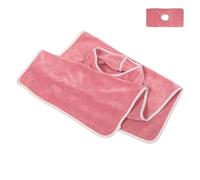VINTORKY Copri Lettino da Massaggio in Microfibra Rosa, Morbido e Confortevole con Foro Viso, per Centri Estetici e Studi di Trattamento Professionale