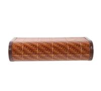 VINTORKY Cuscino in Fibra di Bambù Marrone Supporto Lombare e Superficie Liscia, per Sauna e Stanza da Vapore, Cuscino Traspirante e Rinfrescante la Calda Stili multipli