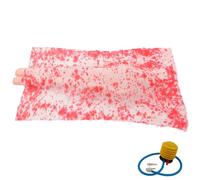VINTORKY Decorazione Gonfiabile Realistica per Halloween, Rosso, PVC | Atmosfera Spettrale per Feste ed Eventi, Facile Montaggio, Include Pompa Aria, Stile Cupo