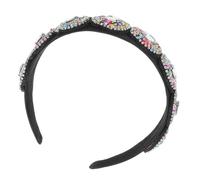 VINTORKY Fascia Barocca con Strass e Handmade Cerchietto per Donna Accessorio Capelli per Cerimonie Matrimoni e Feste Copricapo Sfilate e Fotografie