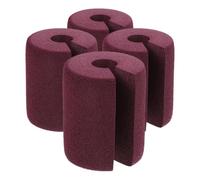 VINTORKY Fermaporta Antipizzicamento per 4 Pezzi in Nbr Marrone Design Versatile e Installazione Facile per Porte e Finestre Uso Quotidiano e Asili